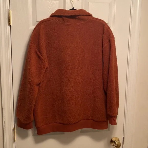 NWOT Ava & Viv Rust Pull On Fleece…size 1X - Picture 2 of 5